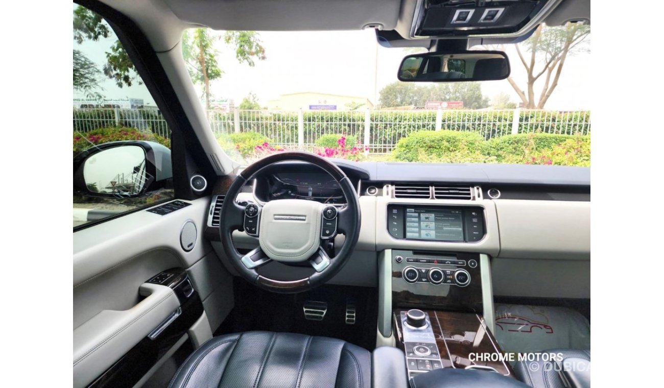 لاند روفر رانج روفر فوج إس إي سوبرتشارج 2014 LAND ROVER RANGE ROVER VOGUE SE- V8 SUPERCHARGE GCC SPEC 4 WHEEL DRIVE SUPER EXCELLENT CONDITIO