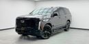 Cadillac Escalade SPORT PLATINUM 2025 Cadillac Escalade Sport Platinum, 2030 Cadillac Warranty + Service Pack, Low Km, 8 Seater, GCC