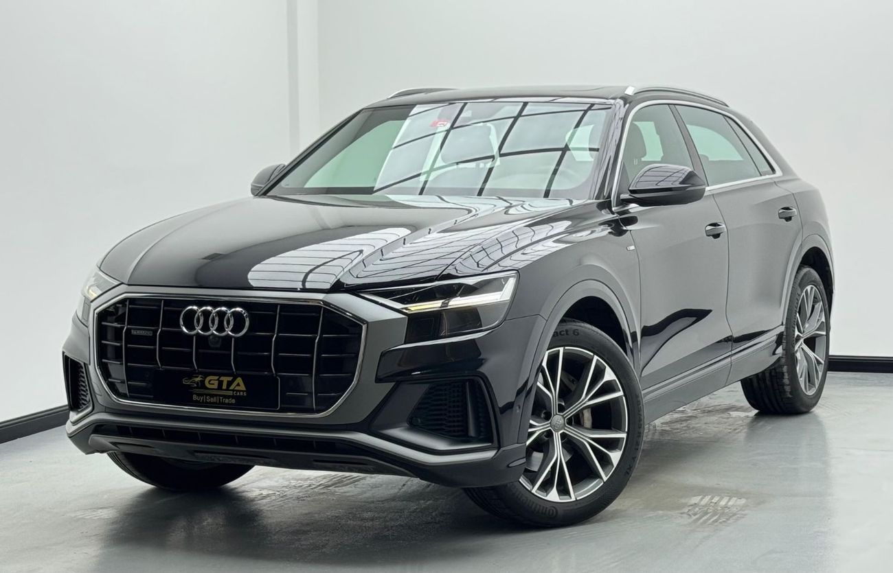 Audi Q8 55 TFSI quattro S-Line 3.0L (340 HP) 2019 Audi Q8 55 TFSI quattro S Line, 2027 Warranty + Service Co