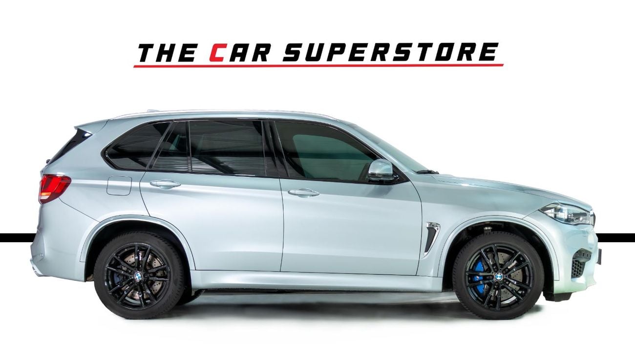BMW X5M Std 4.4L GCC-AGMC Full Service History-Silverstone Metallic Paint-High Gloss black Rims