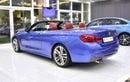 BMW 420i EXCELLENT DEAL for our BMW 420i M-Kit Convertible ( 2019 Model ) in Blue Color GCC Specs