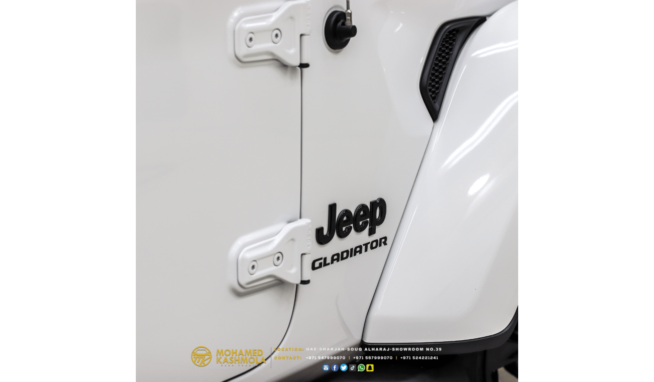 جيب جلادياتور سبورت jeep Gladiator 2021 -CLEAN TITLE