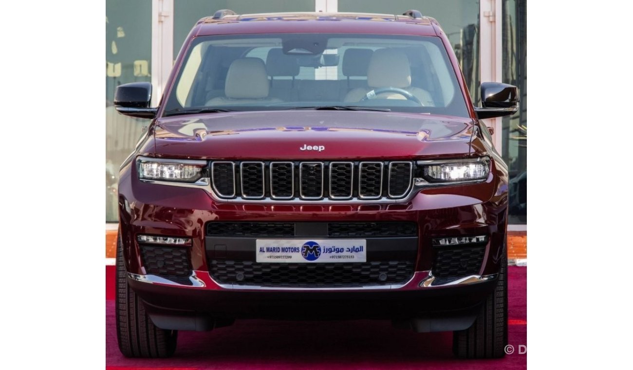 جيب جراند واجونير سبورت Jeep grand Cherokee red-beige-2022