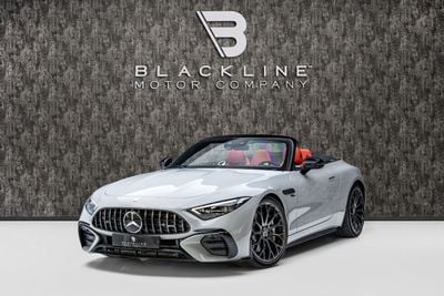 مرسيدس بنز SL 43 AMG رودستر اشترِ الآن، وادفع في عام ٢٠٢٧ | معيار بلاك لاين | ضمان مرسيدس ٢٠٣٠ + عقد خدمة، دول مجلس التعاون الخل