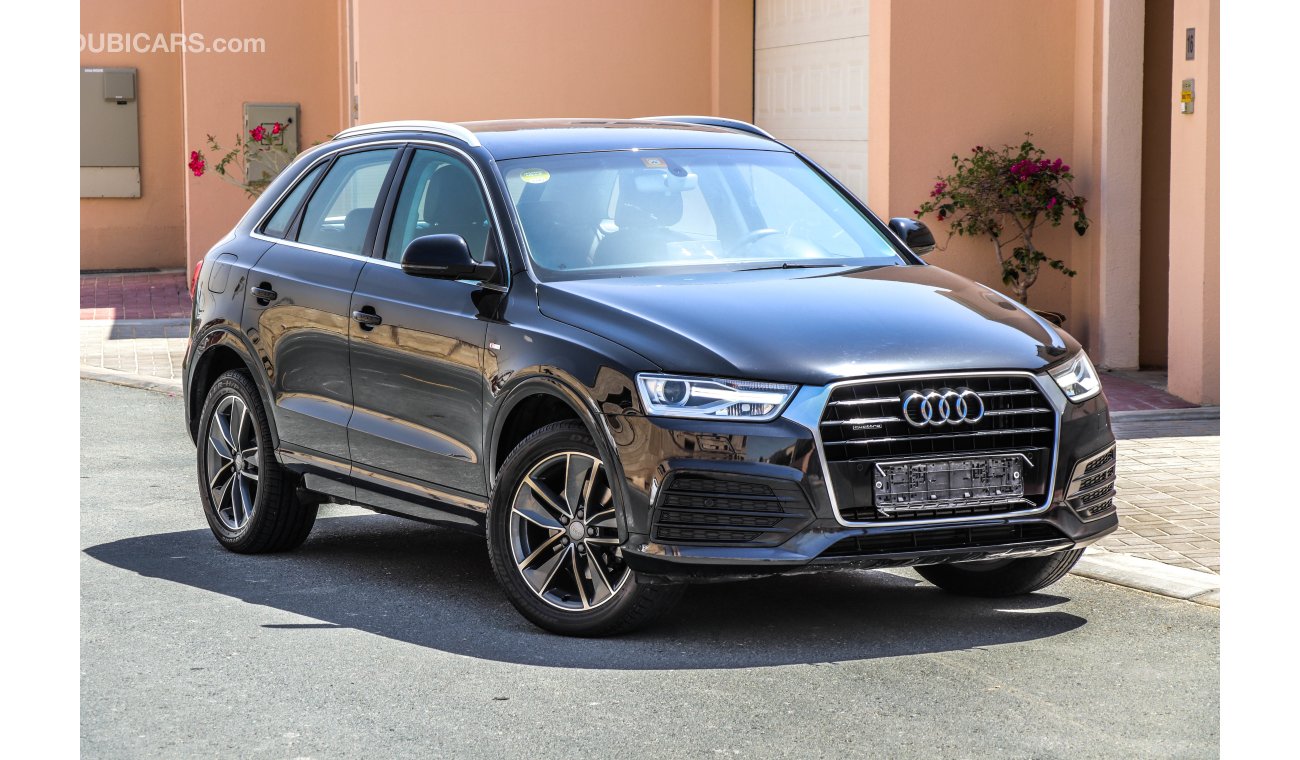 Audi Q3 35TFSI 2016 GCC under Warranty with Zero downpayment