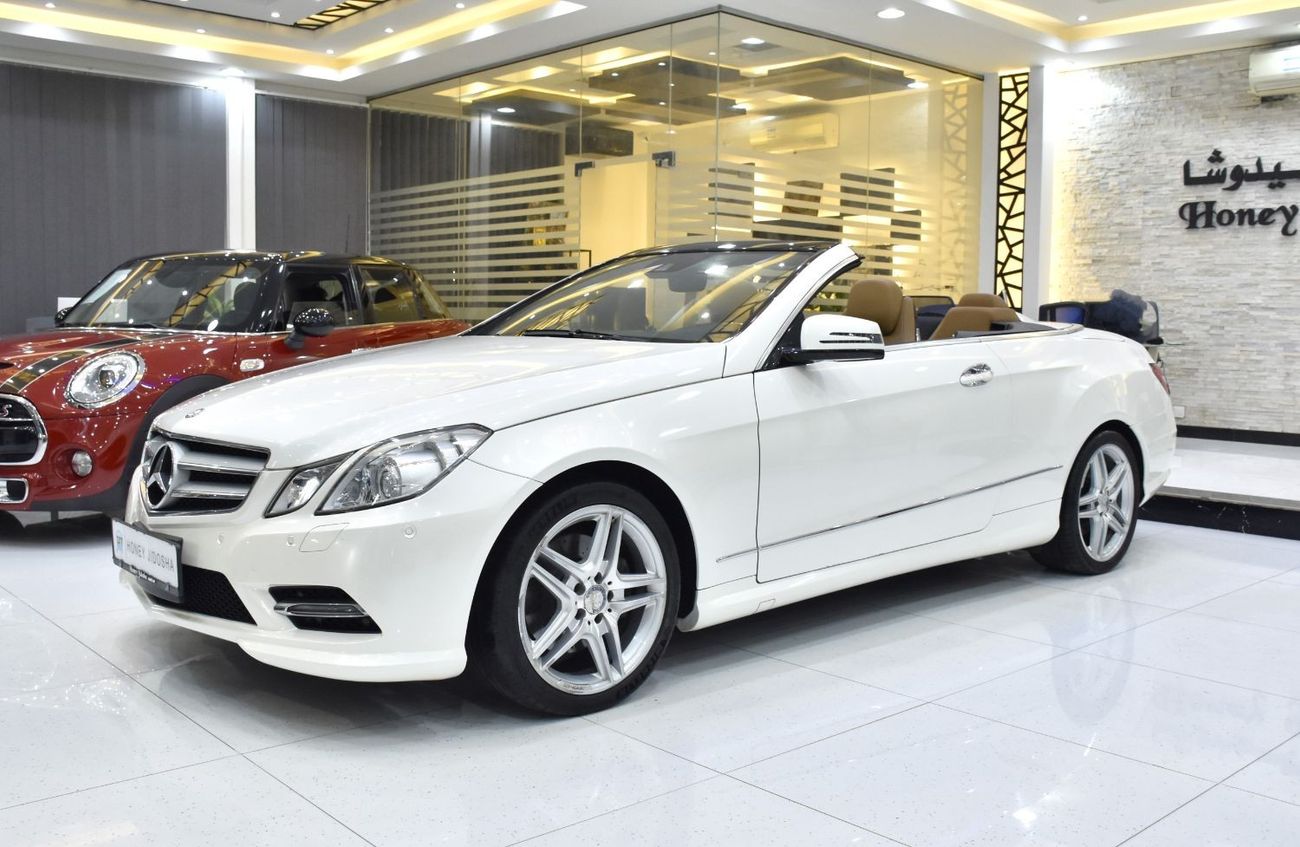 Mercedes-Benz E 350 EXCELLENT DEAL for our Mercedes Benz E350 Convertible ( 2013 Model ) in White Color Japanese Specs