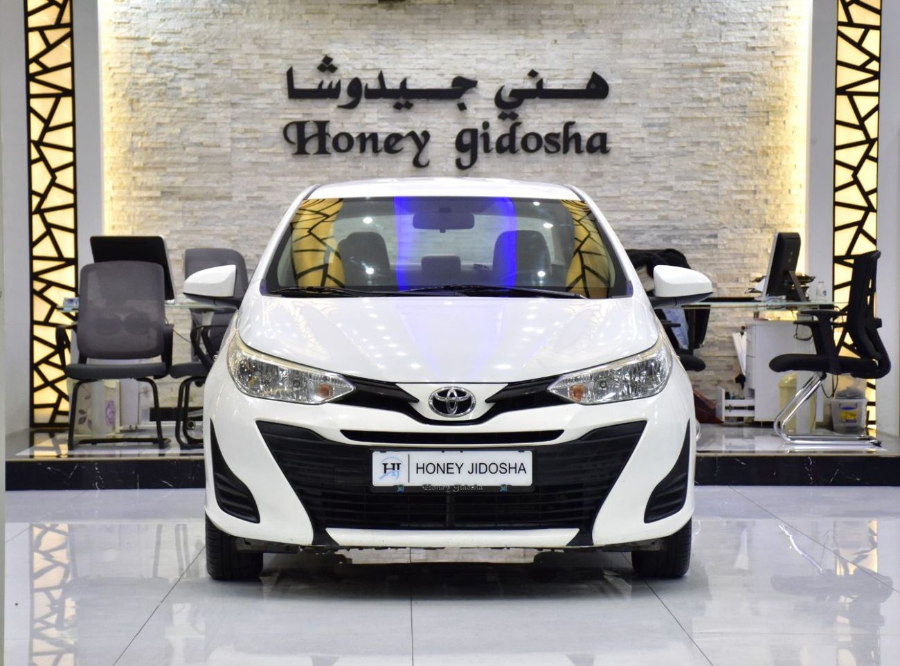 تويوتا يارس EXCELLENT DEAL for our Toyota Yaris E 1.5L ( 2019 Model ) in White Color GCC Specs