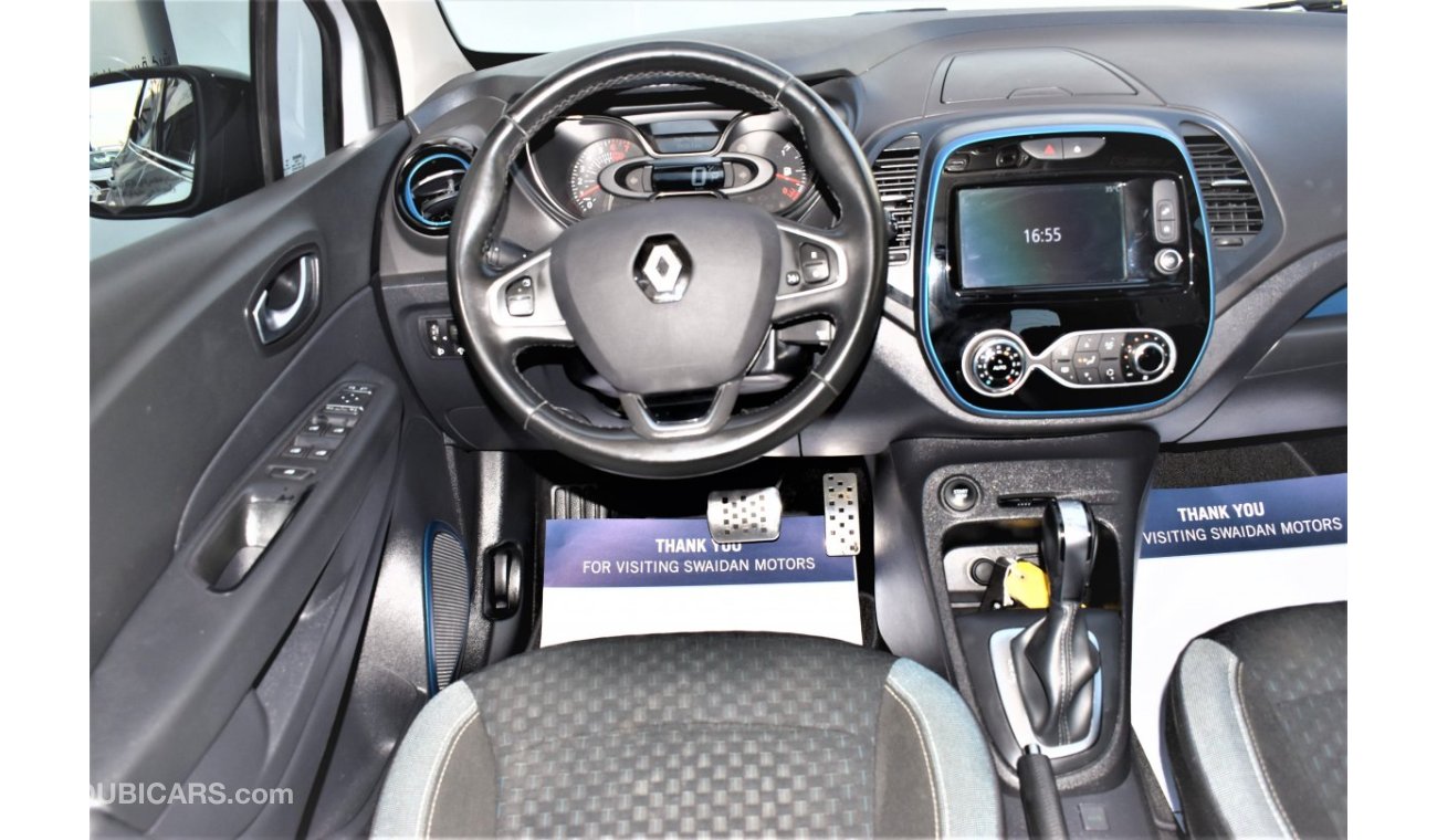 Renault Captur AED 919 PM | 1.6L LE GCC WARRANTY