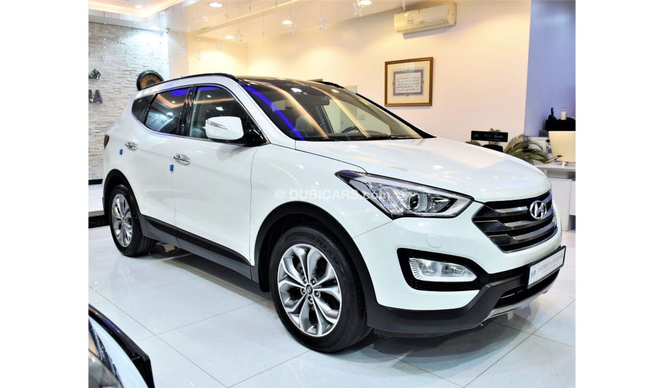 هيونداي سانتا في AMAZING Hyundai SantaFe 4WD 3.3L 2013 Model!! in White Color! GCC Specs