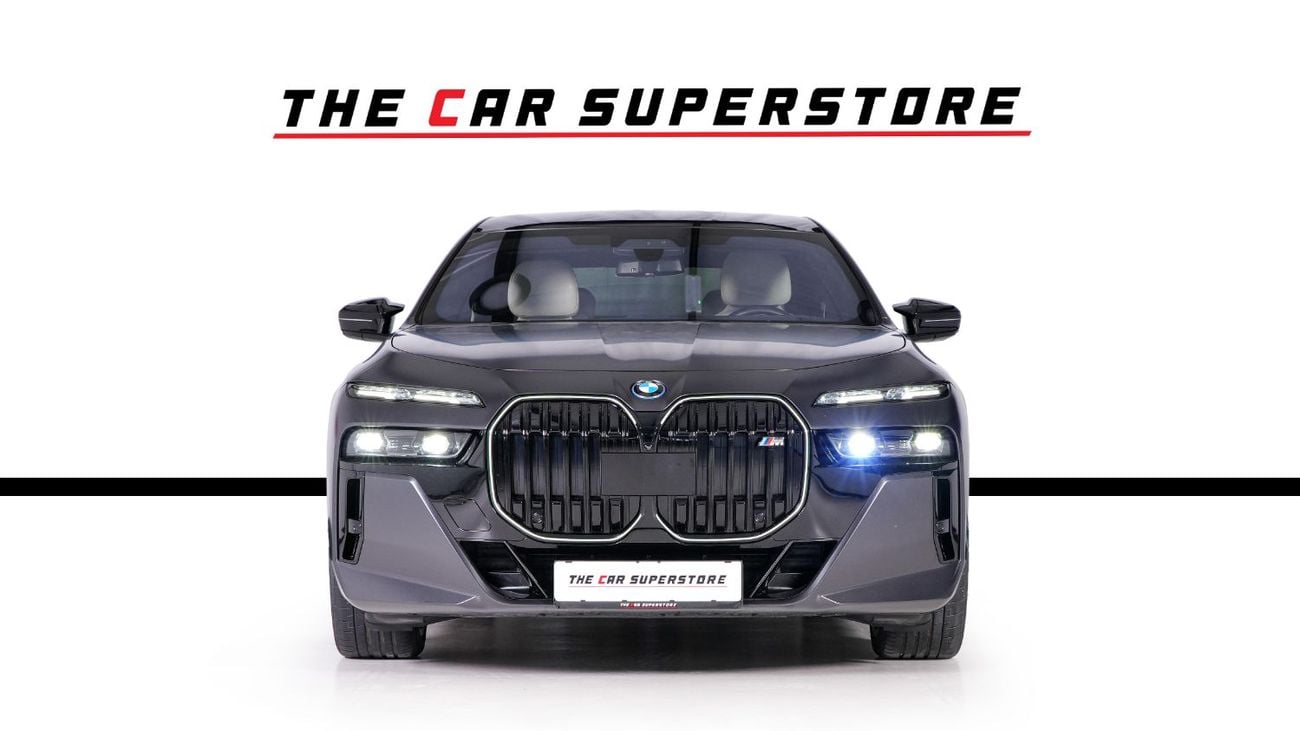 BMW M760e Frozen Black Matt-Special Order-High Specifications-M Sports Package-Rear Executive Lounge