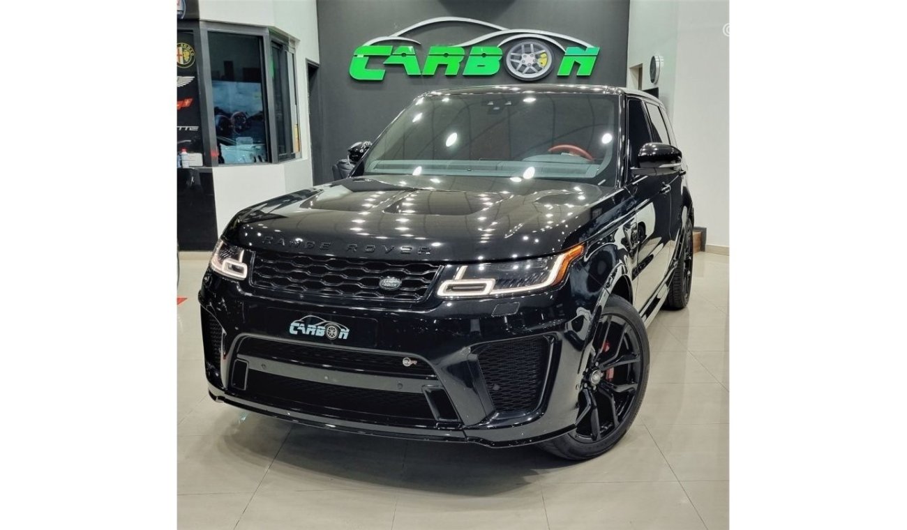 لاند روفر رانج روفر سبورت أس في آر RANGE ROVER SPORT SVR 575HP 2019 IN BEAUTIFUL CONDITION FOR 395K AED