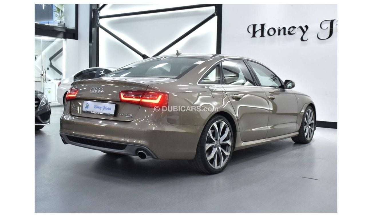 Audi A6 EXCELLENT DEAL for our Audi A6 S-Line 50TFSi QUATTRO ( 2015 Model ) in Brown / Beige Color GCC Specs