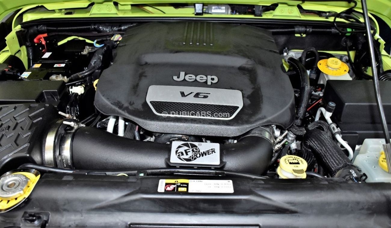 Jeep Wrangler EXCELLENT DEAL for our Jeep Wrangler SPORT ( 2017 Model ) in Green Color GCC Specs