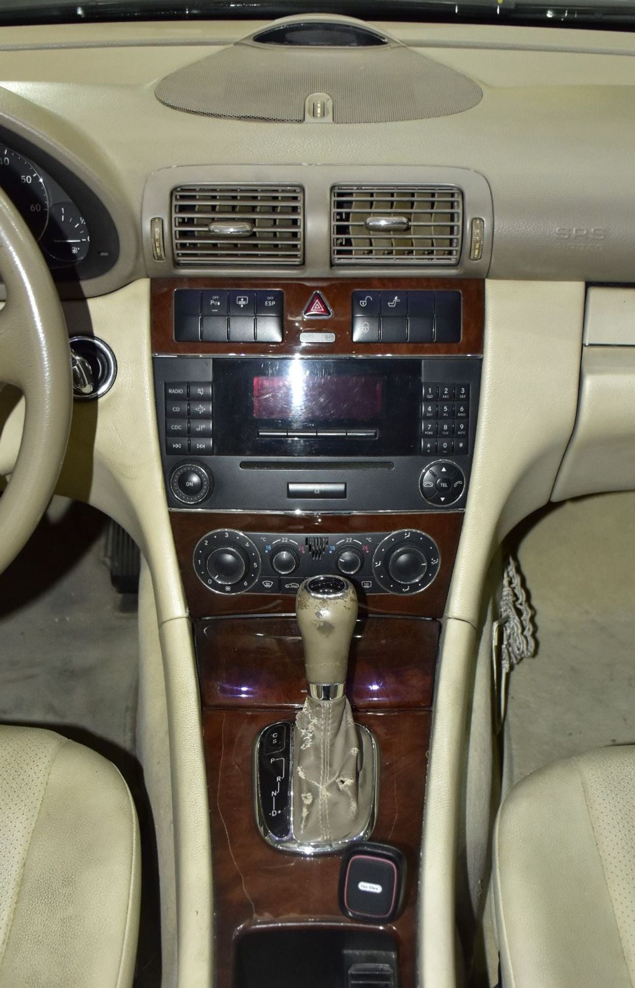 Mercedes-Benz C 180 EXCELLENT DEAL for our Mercedes Benz C180 Kompressor ( 2007 Model ) in Black Color GCC Specs