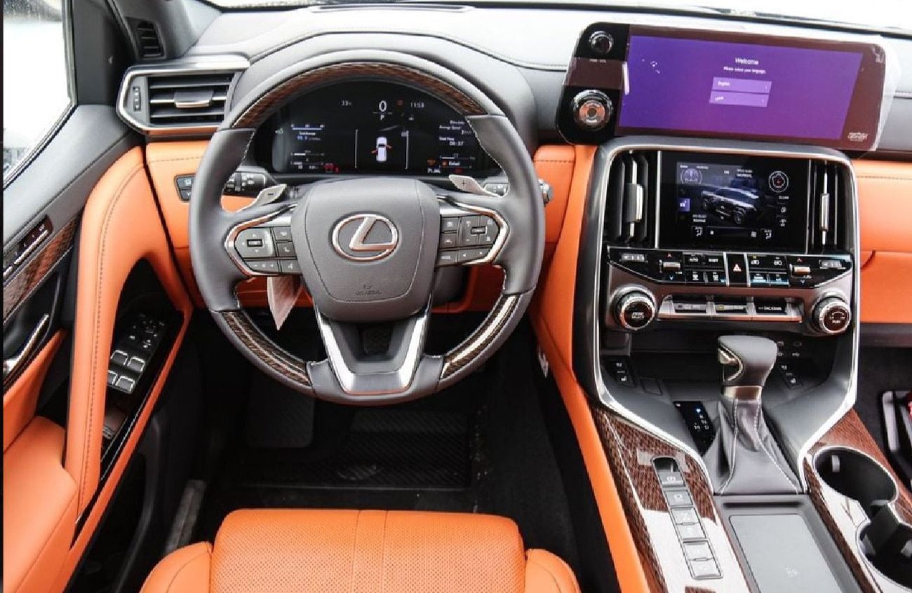 لكزس LX 600 VIP 3.5L 3 SEATS 2024 | BLACK - FLAIR | BEST EXPORT PRICE