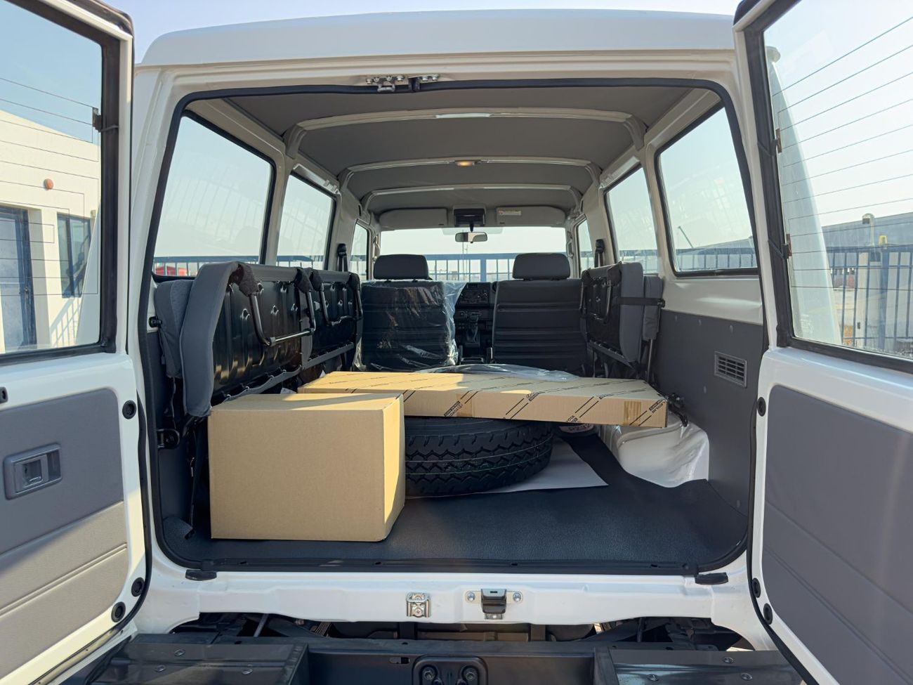 Toyota Land Cruiser 70 2024 Toyota LC78 2.8 Hard Top - White inside Bluish Grey | Export Only