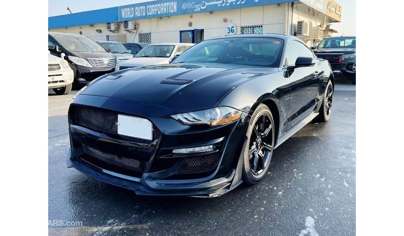 فورد موستانج Ford Mustang Ecoboost 2018 Black with Shelby Kit and Tesla Screen