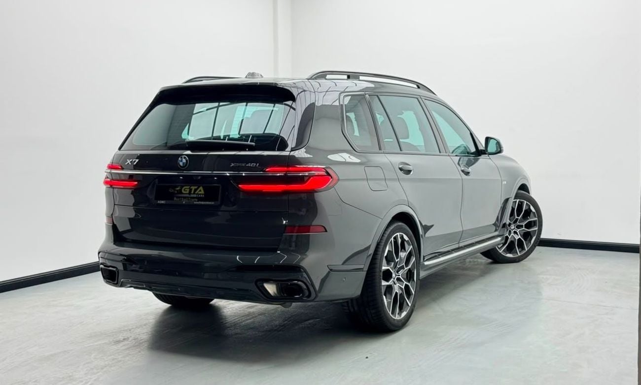 بي أم دبليو X7 XDRIVE40I M SPORT 2023 BMW X7 xDrive40i M-Sport, 2028 BMW Warranty + Service Pack, 7 Seater, Excellent Condition, GCC