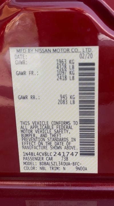 نيسان ألتيما 2.5L SR