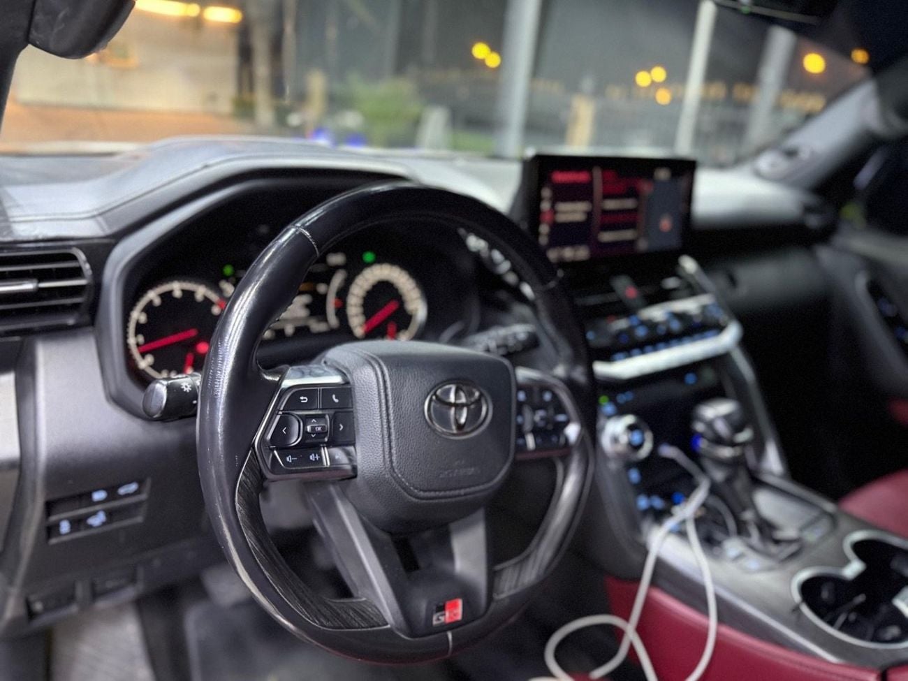 تويوتا لاند كروزر 2022 Model GR Sports Full Option Red and Black Interior Very Clean and Perfect Condition