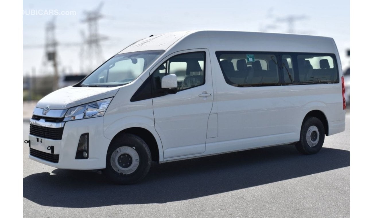 Toyota Hiace 2023 MODEL: TOYOTA HIACE 3.5, A/T, 13STR, GL, HR FULL MATERIAL CODE: THI352301 COLOR: WHITE INSIDE F