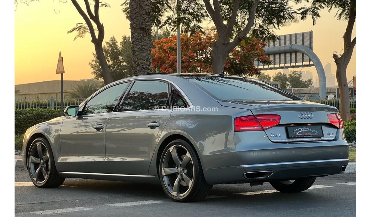 Audi A8 AUDI A8 L 4.0 TFSI QUATTRO GCC 2014 FULL OPTIONS TOP OF RANGE DEALER WARRANTY