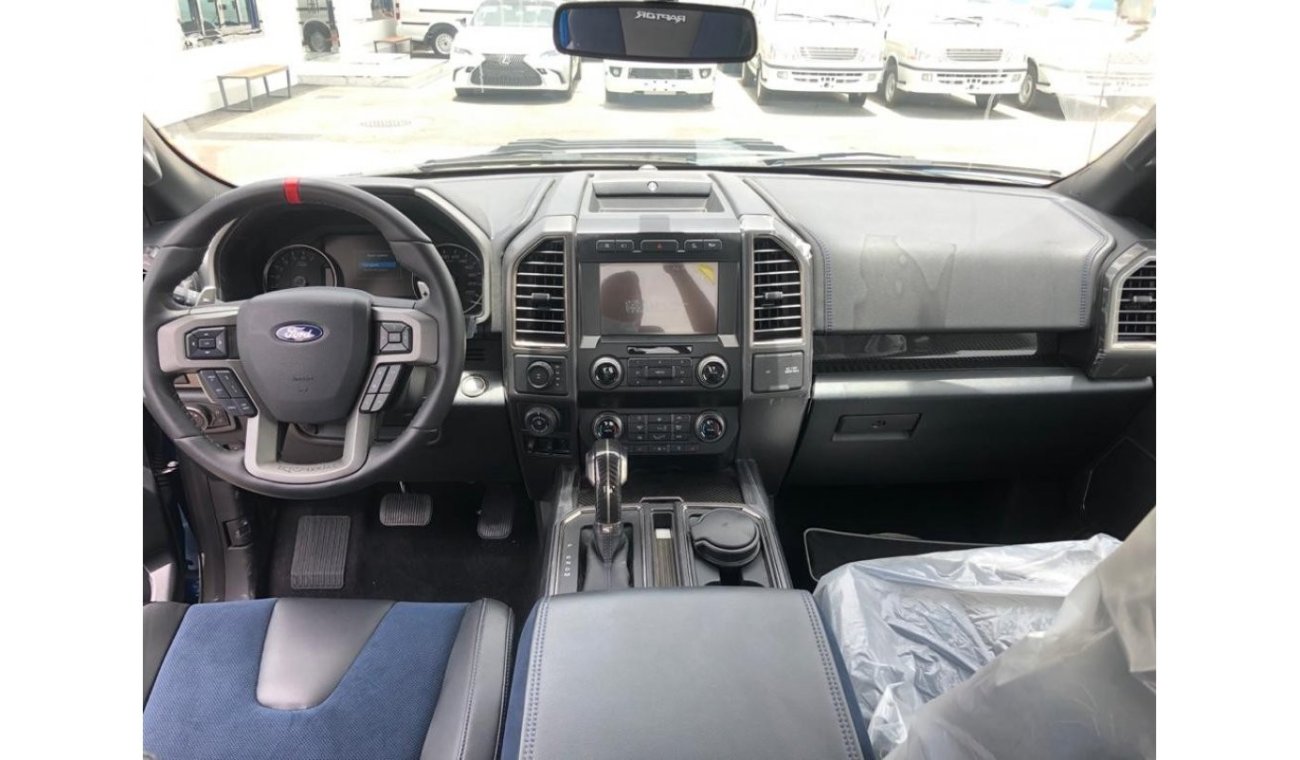 Ford F 150 FORD F150 RAPTOR SUPER CAB 3.5L, PETROL, 4WD, MODEL 2021, BLUE EXTERIOR WITH BLUE & BLACK LEATHER IN