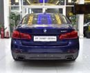 BMW 530i EXCELLENT DEAL for our BMW 530i M-Kit ( 2017 Model ) in Blue Color GCC Specs