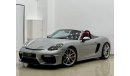 Porsche 718 Boxster 2020 Porsche 718 Spyder, Porsche Warranty-Service History, GCC