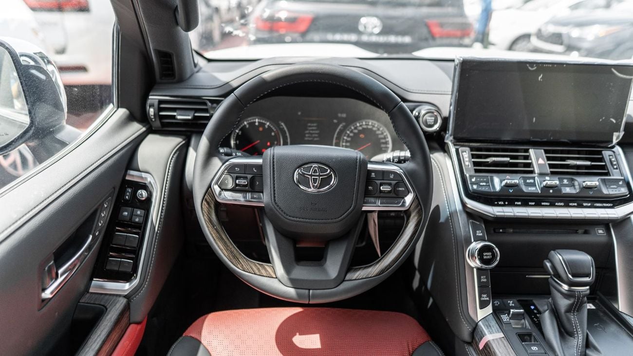 تويوتا لاند كروزر 2025 Toyota Land Cruiser VX 4.0L AT Petrol (Black-Red)