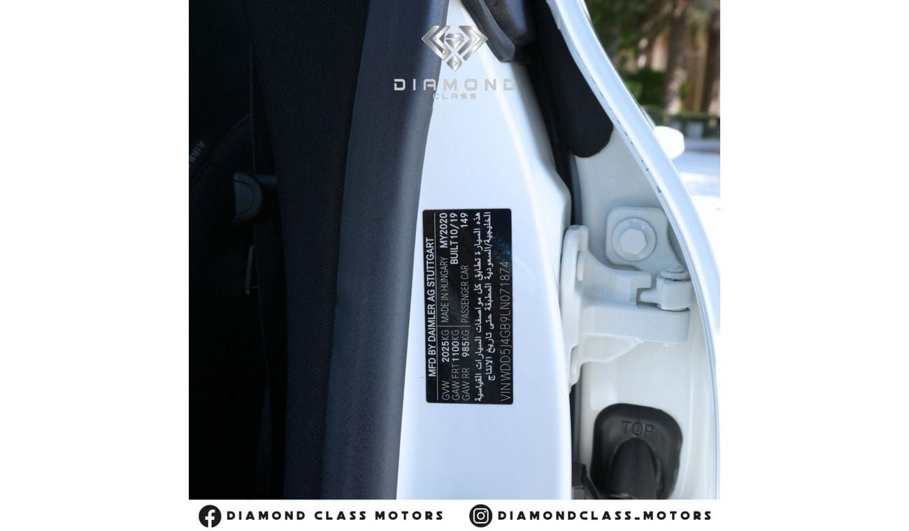 مرسيدس بنز CLA 250 Premium 2.0L ( CYL) Mercedes CLA 250 AMG Full option  Panoramic 2020 GCC  Under Warranty