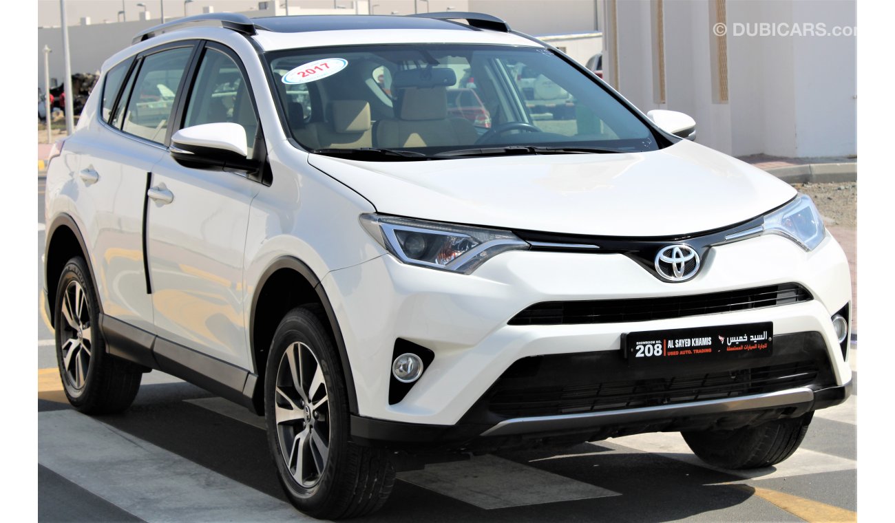 Toyota RAV4 Toyota Rav4 2017 GCC in excellent condition No.1 full option without accidents, very clean from insi