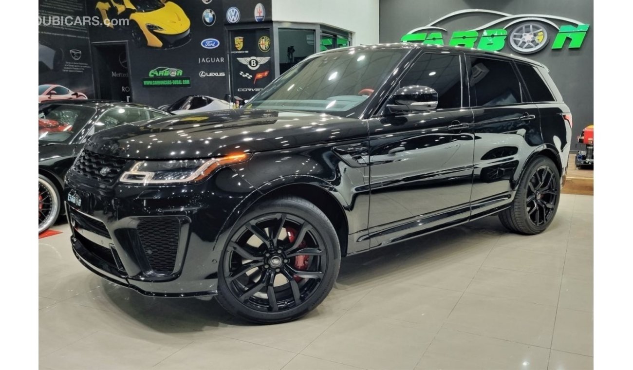 لاند روفر رانج روفر سبورت أس في آر RANGE ROVER SPORT SVR 575HP 2019 IN BEAUTIFUL CONDITION FOR 395K AED