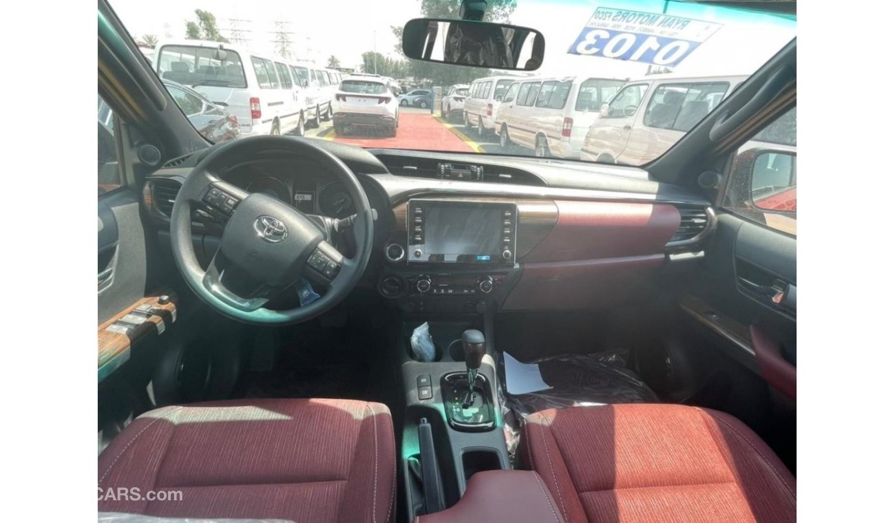 تويوتا هيلوكس TOYOTA HILUX ADVENTURE 4.0L، PETROL، MODEL 2021 RED EXTERIOR with Red الداخلية، فقط للتصدير