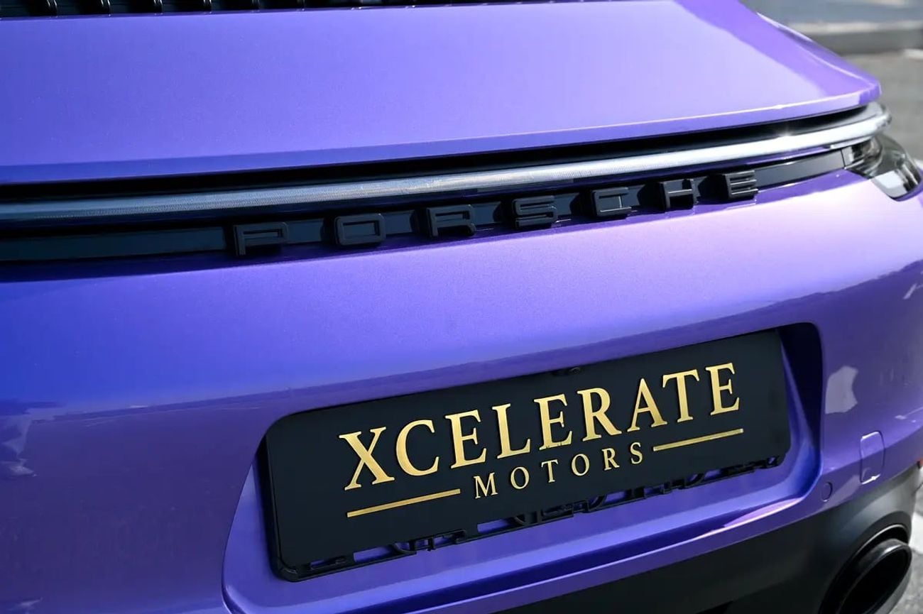 Porsche 911 CARRERA GTS Manual | Purple | 3.0L Twin-Turbo Flat-6 | 480 HP | 2,751 KM