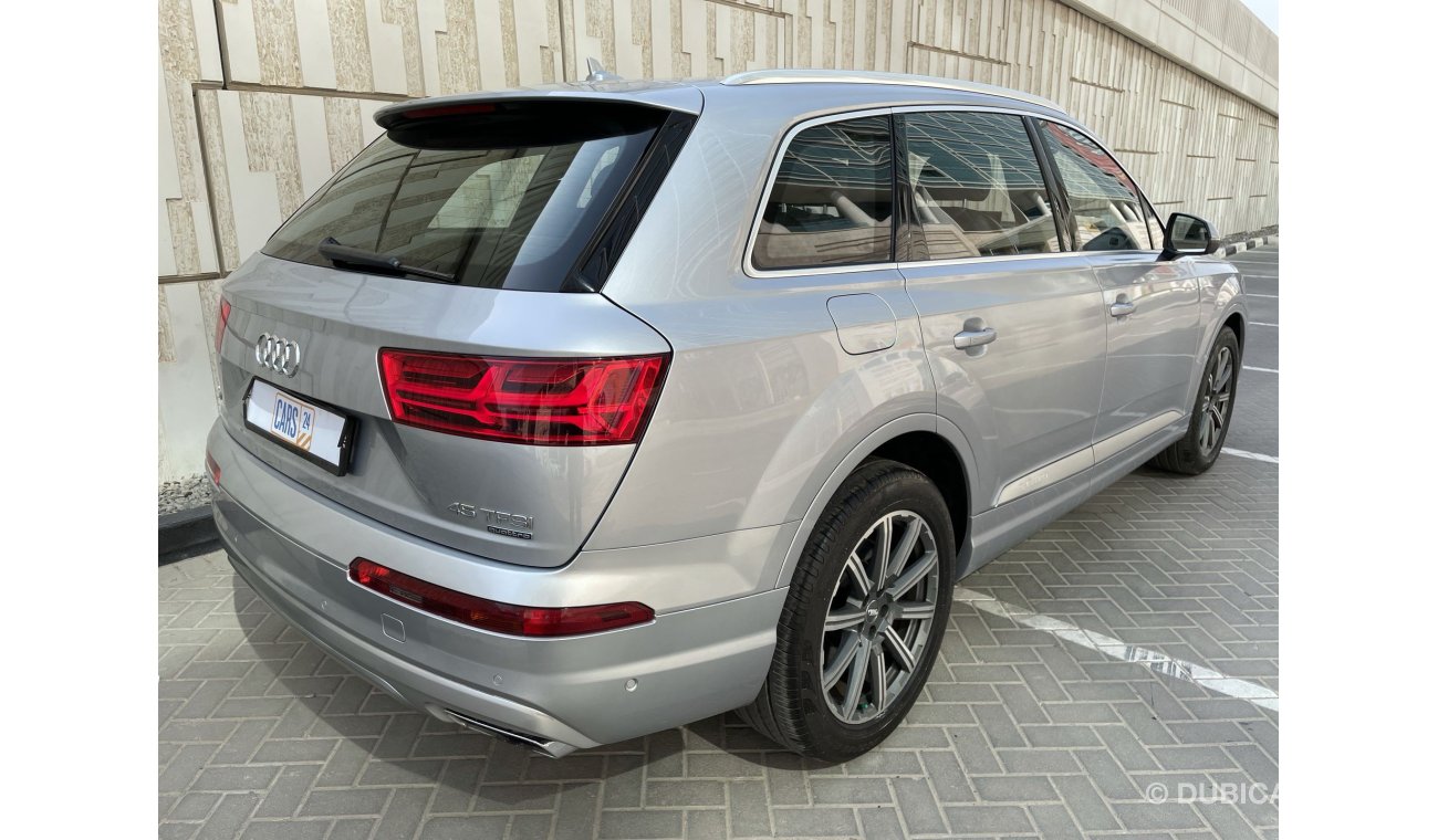 Audi Q7 45 TFSI 3.6L | GCC | EXCELLENT CONDITION | FREE 2 YEAR WARRANTY | FREE REGISTRATION | 1 YEAR FREE IN