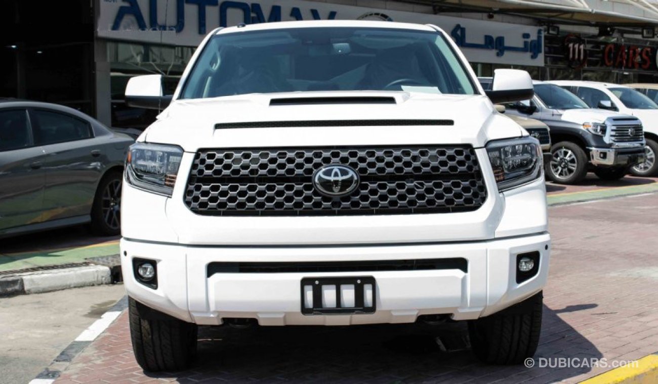 تويوتا تاندرا 2018 Crewmax TRD SPORT with Black Side Steps, 5.7L V8