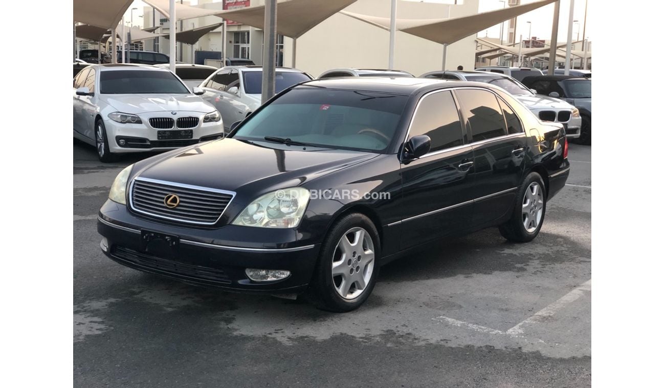 لكزس LS 430 موديل 2002 وارد امريكي فتحه سقف وكراسي جلد ومثبت سرعه وتحكم كهربي كامل