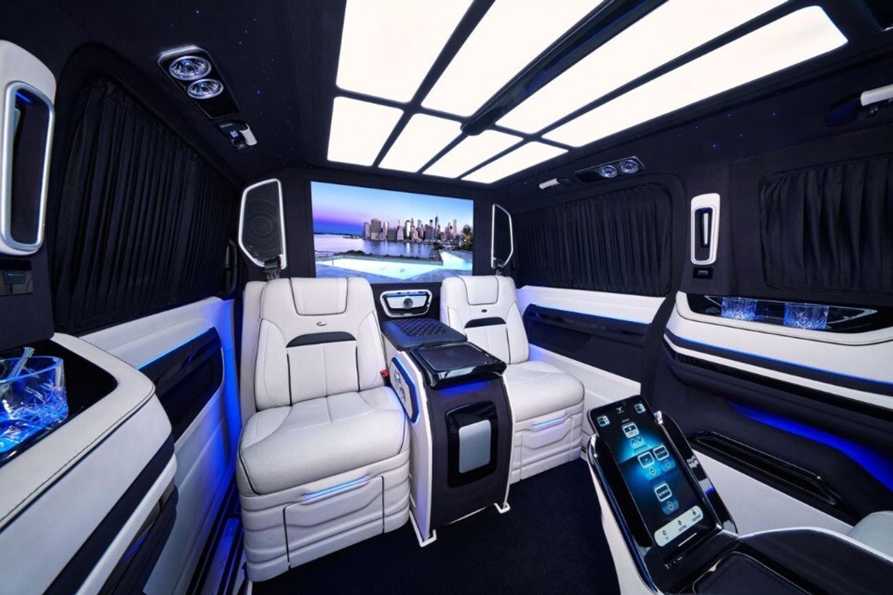 Mercedes-Benz V 250 B6 LEVEL ARMORED VVIP MERCEDES V250 GCC with VB Air Suspension - 2 Years Warranty by VLINE Design