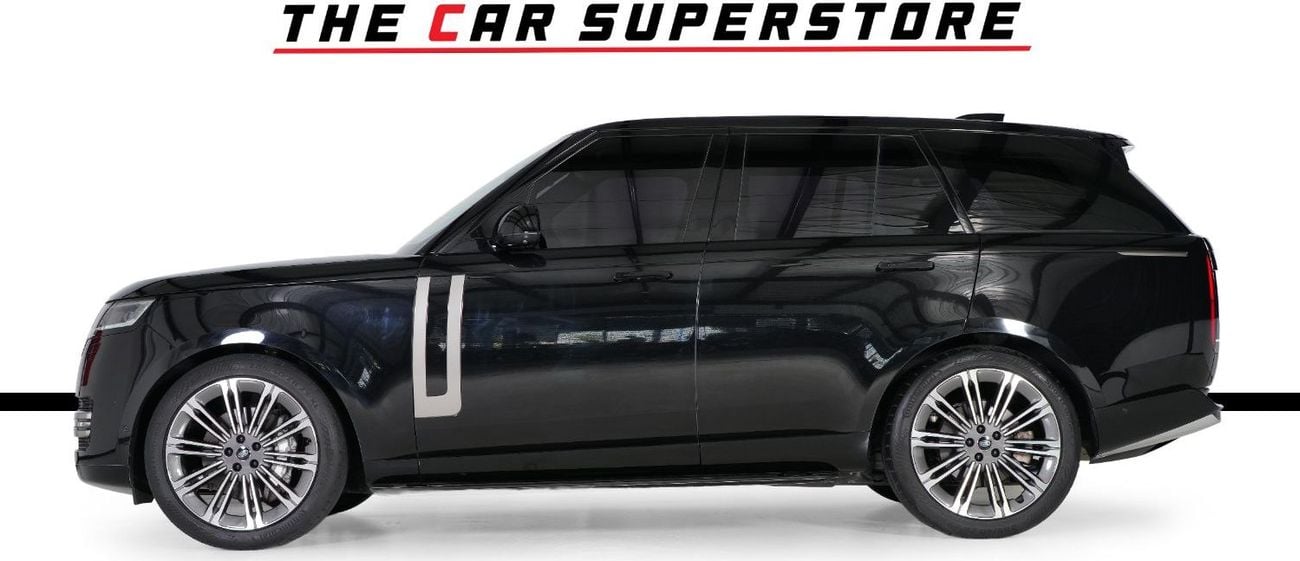 لاند روفر رينج روفر SE P400 Al Tayer Warranty Until 2028-Black On Black