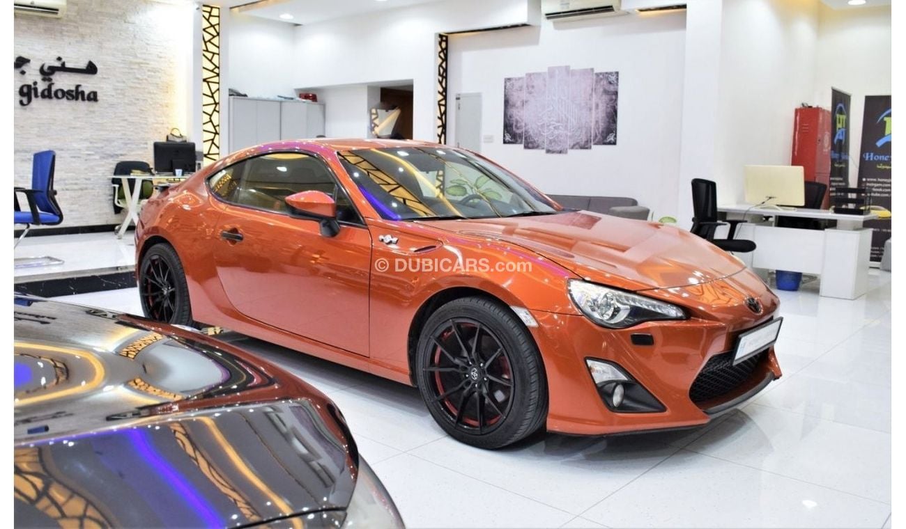 Toyota 86 GTX EXCELLENT DEAL for our Toyota 86 GTX ( 2014 Model ) in Orange Color GCC Specs