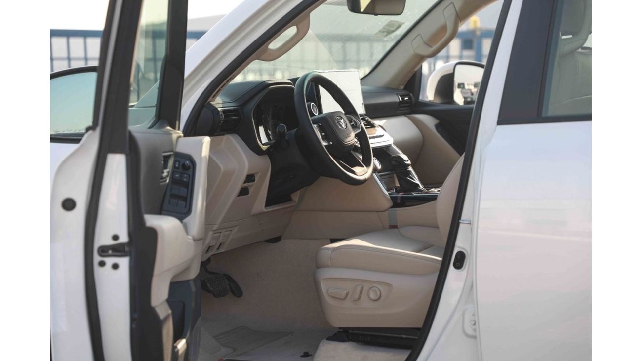 Toyota Land Cruiser 2024 Toyota LC300 4.0 GXR - White Pearl inside Beige | Export Only