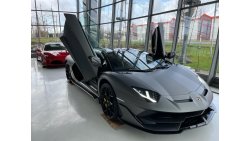 Lamborghini Aventador SVJ ROADSTER*Matt Grigio Titans*Style Pack*Carbon Skin*Yellow Caliper