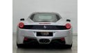 Ferrari 458 Std 2012 Ferrari 458 Italia, Full Service History, GCC