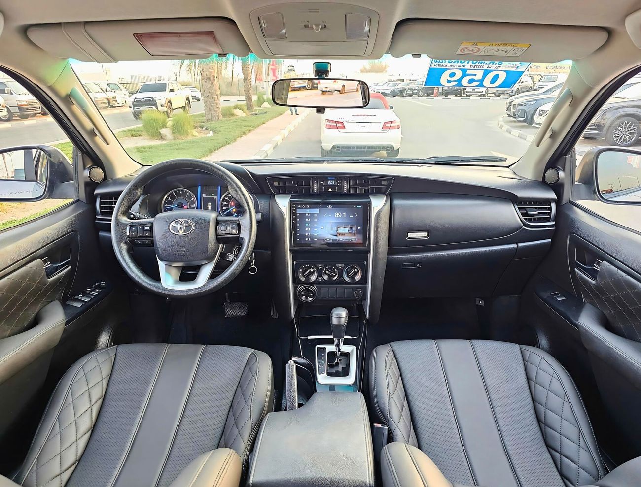 تويوتا فورتونر EXR V4 4WD/ LEATHER SEATS/ DVD/ REAR CAMERA/ LOT# 102396