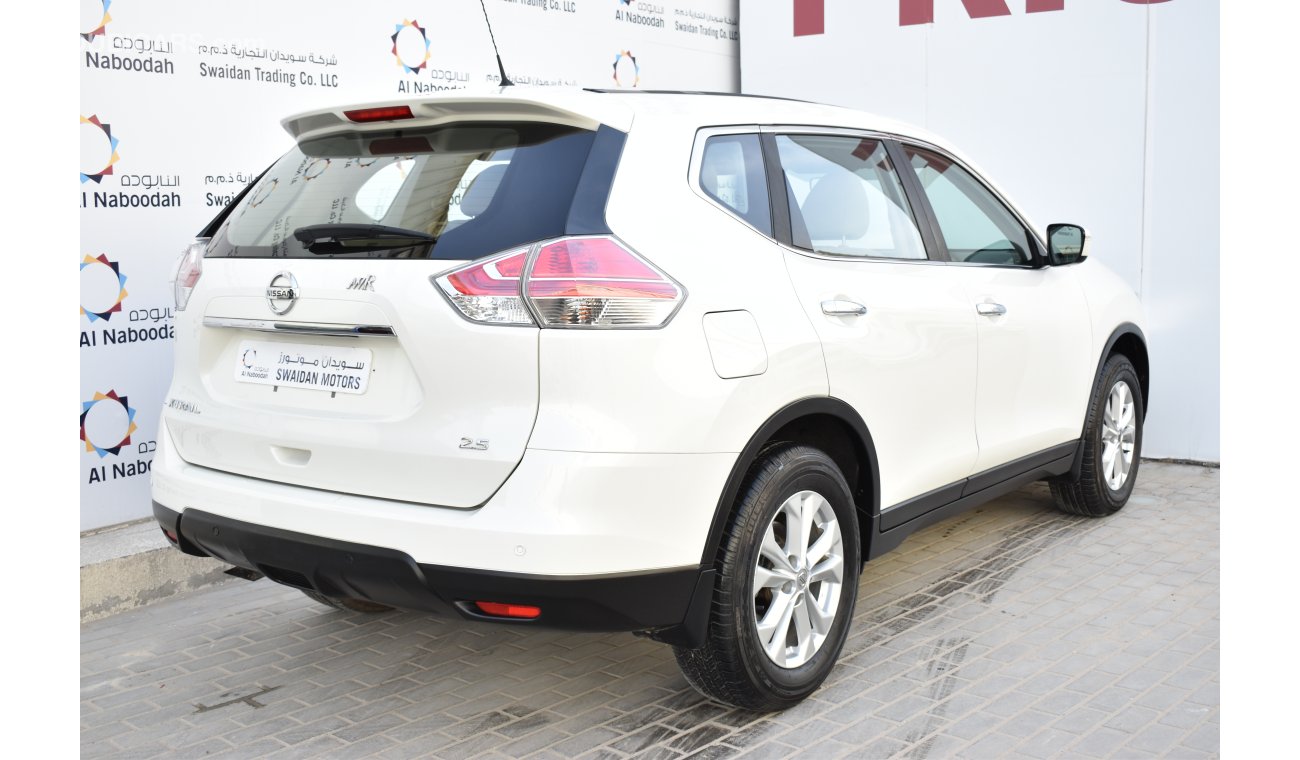 نيسان إكس تريل 2.5L S 2016 GCC SPECS WITH DEALER WARRANTY