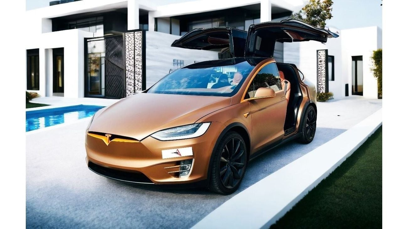 Tesla Model X AED 2480 PM | TESLA MODEL X100D 2017 | GCC | FIRST OWNER | Full Service History | No Accidents