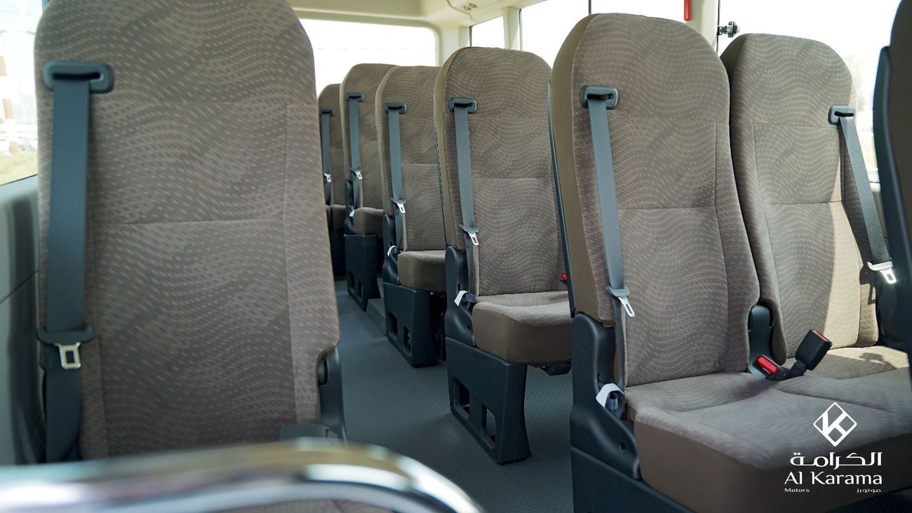 Toyota Coaster DLX - 4.2L Manual - 23 Seater Bus - Power Door - AC/Heater - Audio/AM/FM