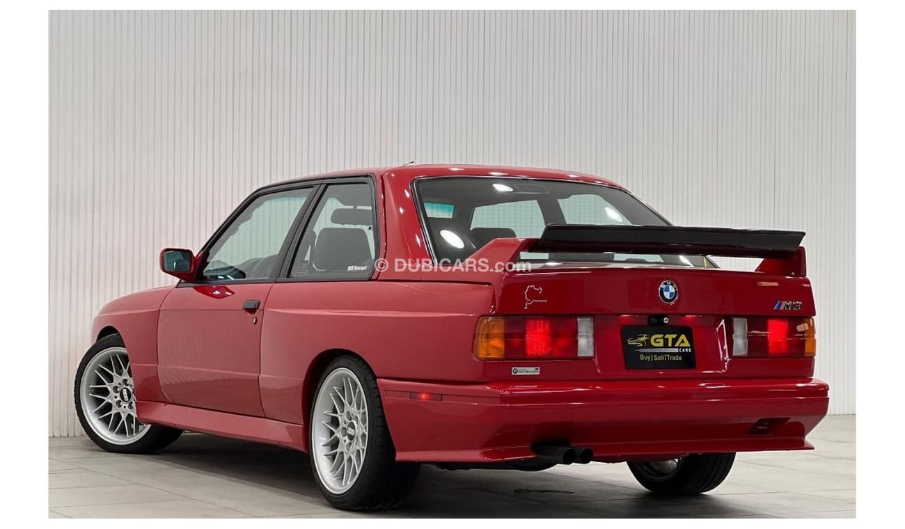 بي أم دبليو M3 1988 BMW E30 M3 DTM Homologation Special, Manual, Pristine Condition, Very Low Miles, Canadian Spec