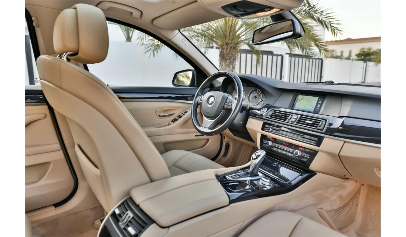 BMW 520i - Fully Loaded! - Excellent Condition! - GCC - AED 1,164 Per Month - 0% DP